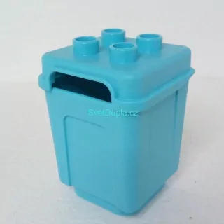 Lego® Duplo® Popelnice světle modrá