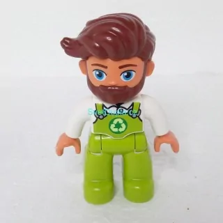 Lego® Duplo® Panáček Muž Popelář Hnědé vlasy