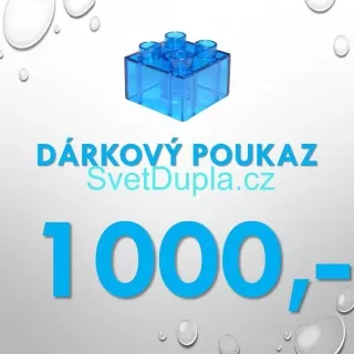 Dárkový poukaz 1000 Kč