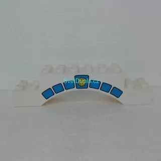 Lego® Duplo® Kostka 2x10x2 potisk Policie