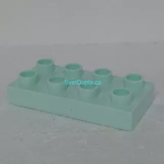 Lego® Duplo® Podložka 2x4 světlounce modrá