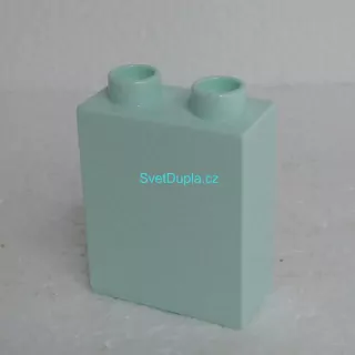Lego® Duplo® Kostka 1x2x2 Světlounce modrá