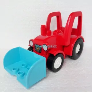 Lego® Duplo® Traktor červený se lžící
