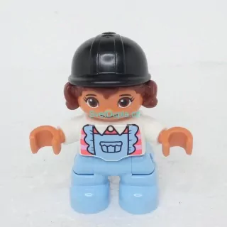 Lego® Duplo® Panáček Dítě Holčička jezdecká helma