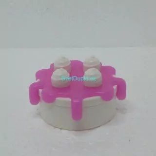 Lego® Duplo® Dort bílý, růžová poleva