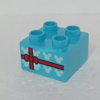 Lego® Duplo® Kostka 2x2 potisk dáreček