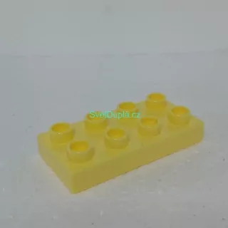 Lego® Duplo® Podložka 2x4 světle žlutá