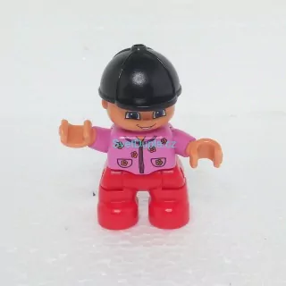 Lego® Duplo® Panáček Dítě Holčička jezdecká helma