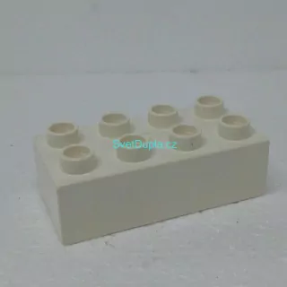 Lego® Duplo® Kostka 2x4 bílá