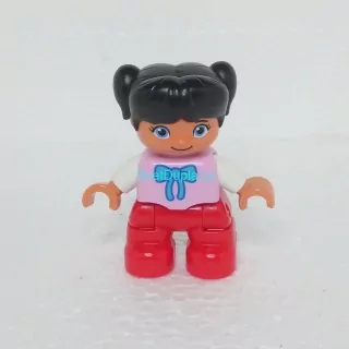 Lego® Duplo® Panáček Dítě Holčička černé vlasy