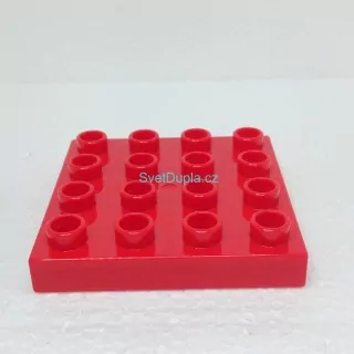 Lego® Duplo® Podložka 4x4 červená
