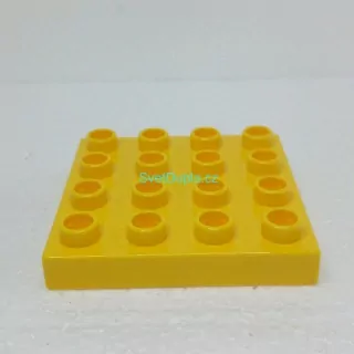 Lego® Duplo® Podložka 4x4 žlutá
