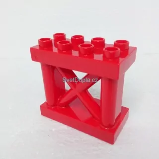 Lego® Duplo® Sloup Nosník červený