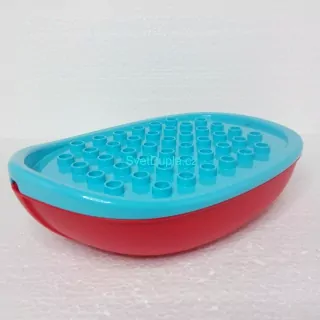 Lego® Duplo® Trup lodi 7x12 červenomodrý