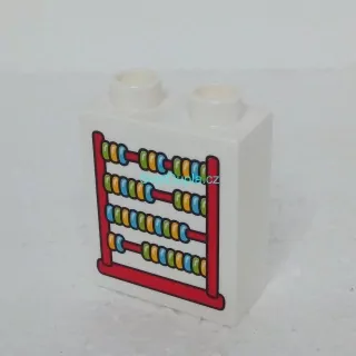 Lego® Duplo® Kostka 1x2x2 potisk počítadlo