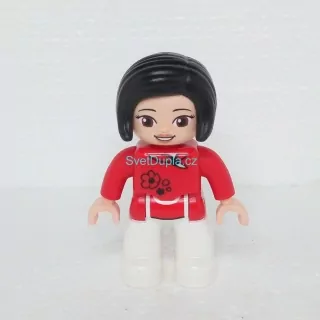 Lego® Duplo® Panáček Žena Černé vlasy