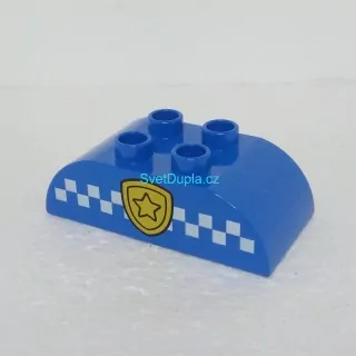 Lego® Duplo® Kostka 2x4 potisk Policie