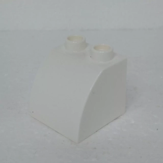Lego® Duplo® Kostka 2x2 oblá bílá