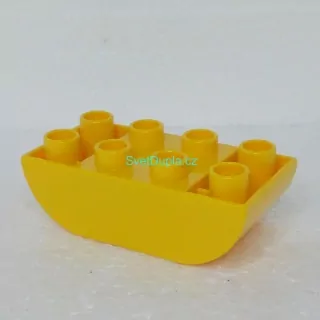 Lego® Duplo® Kostka 2x4 oblá zespod žlutá