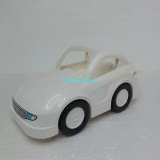 Lego® Duplo® Závodní auto bílé PUSH&GO