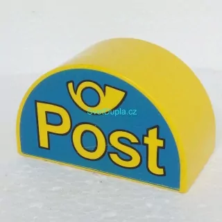 Lego® Duplo® Kostka potisk nápis "Post"