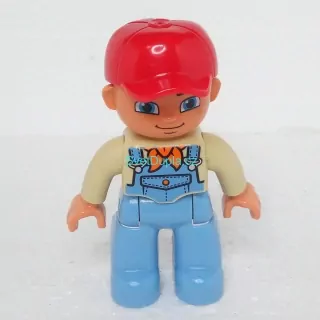 Lego® Duplo® Panáček Muž Červená kšiltovka