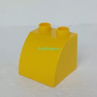 Lego® Duplo® Kostka 2x2 oblá tmavě žlutá kulatá