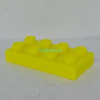 Lego® Duplo® Podložka 2x4 signální žlutá
