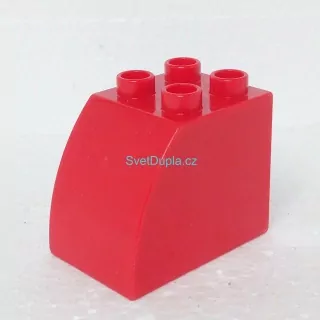 Lego® Duplo® Kostka 2x3x2 oblá červená
