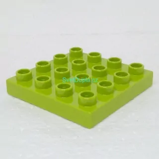 Lego® Duplo® Podložka 4x4 světle zelená