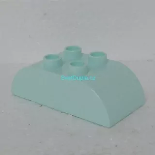 Lego® Duplo® Kostka 2x4 oblá světlounce modrá