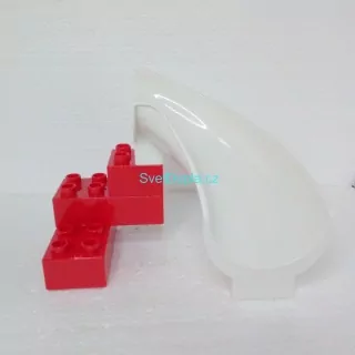 Lego® Duplo® Skluzavka velká bílá zahnutá