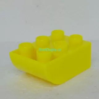 Lego® Duplo® Kostka 2x3 oblá zespod signální žlutá