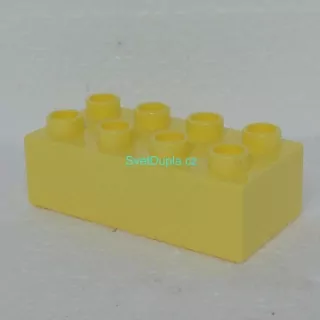 Lego® Duplo® Kostka 2x4 světle žlutá