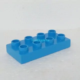 Lego® Duplo® Podložka 2x4 tmavě tyrkysová
