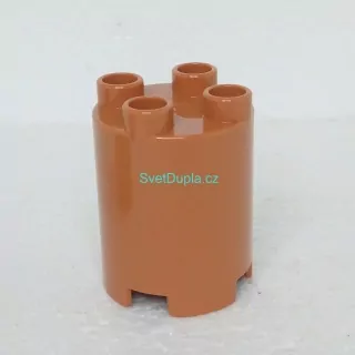 Lego® Duplo® Kostka 2x2x2 světle hnědá - kmen stromu