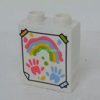 Lego® Duplo® Kostka 1x2x2 potisk obrázek