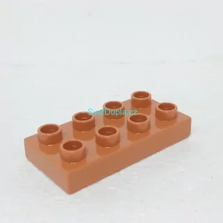 Lego® Duplo® Podložka 2x4 světle hnědá