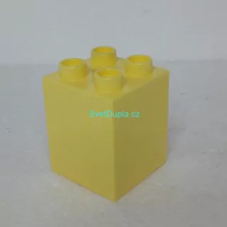 Lego® Duplo® Kostka 2x2x2 Světle žlutá