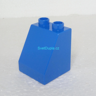 Lego® Duplo® Kostka 2x2x2 zkosená tmavě modrá