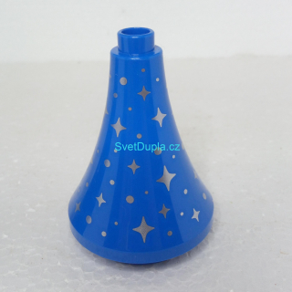 Lego® Duplo® Stříška zámku kruh modrá hvězdy