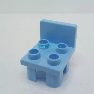 Lego® Duplo® Židle modrá hranatá