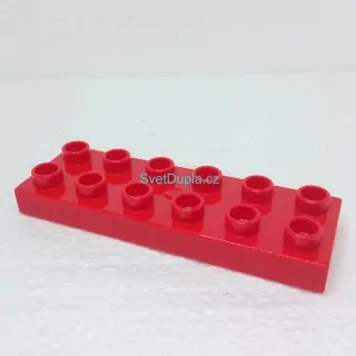 Lego® Duplo® Podložka 2x6 červená