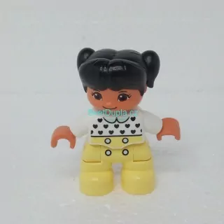Lego® Duplo® Panáček Dítě Holčička černé vlasy