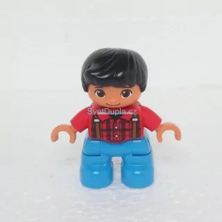 Lego® Duplo® Panáček Dítě Chlapeček černé vlasy