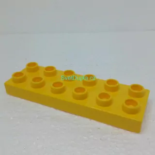 Lego® Duplo® Podložka 2x6 žlutá