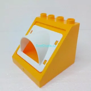 Lego® Duplo® Vikýř tmavě žlutý