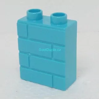 Lego® Duplo® Kostka 1x2x2 cihly modrá