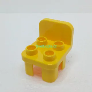 Lego® Duplo® Židle žlutá kulatá