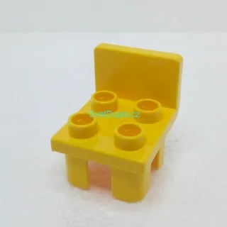 Lego® Duplo® Židle žlutá hranatá